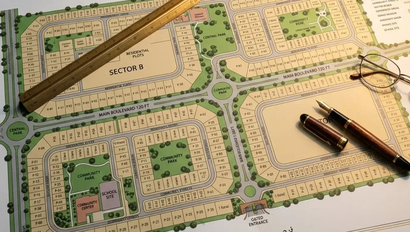 How to Read a Housing Society Map in Pakistan (Plots, Blocks and Sectors)