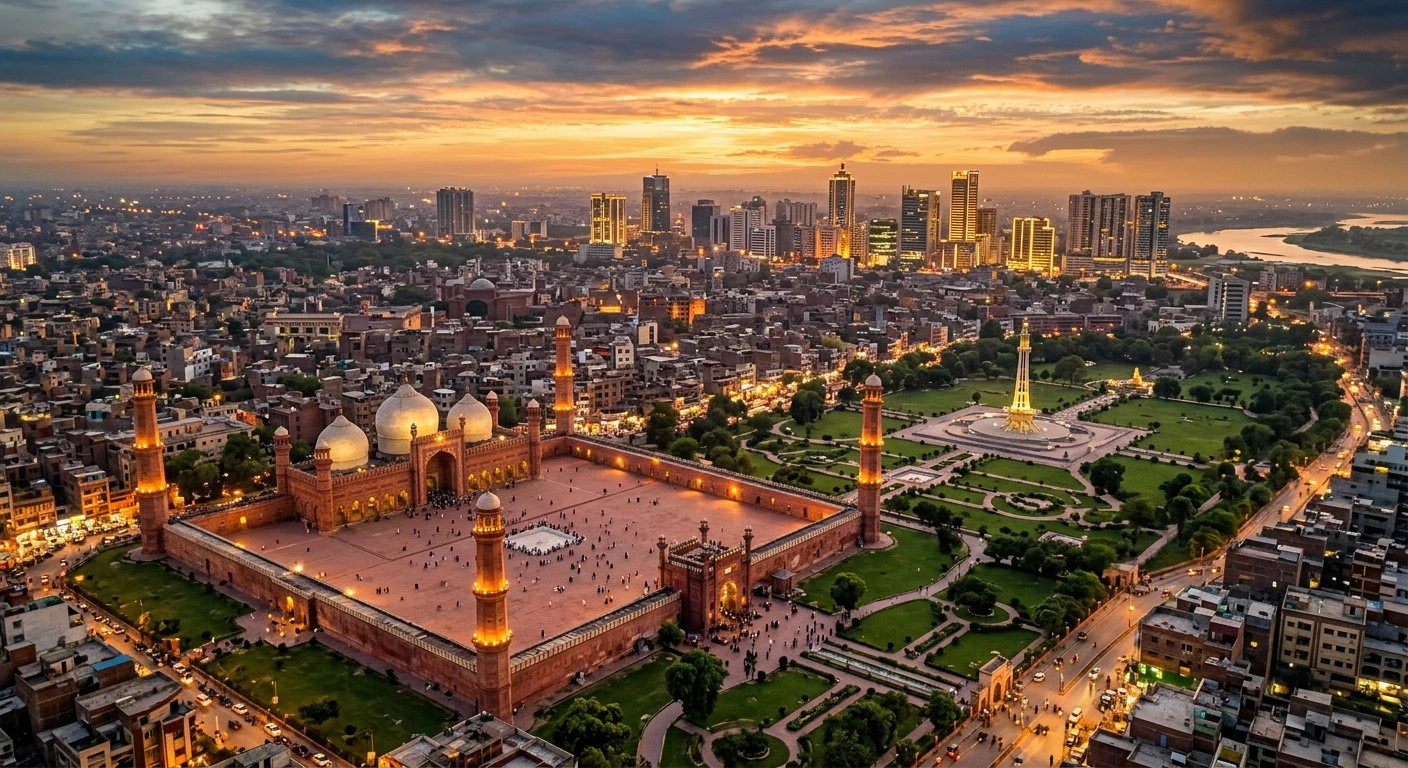 Historic Mughal-era architecture in Lahore, Pakistan