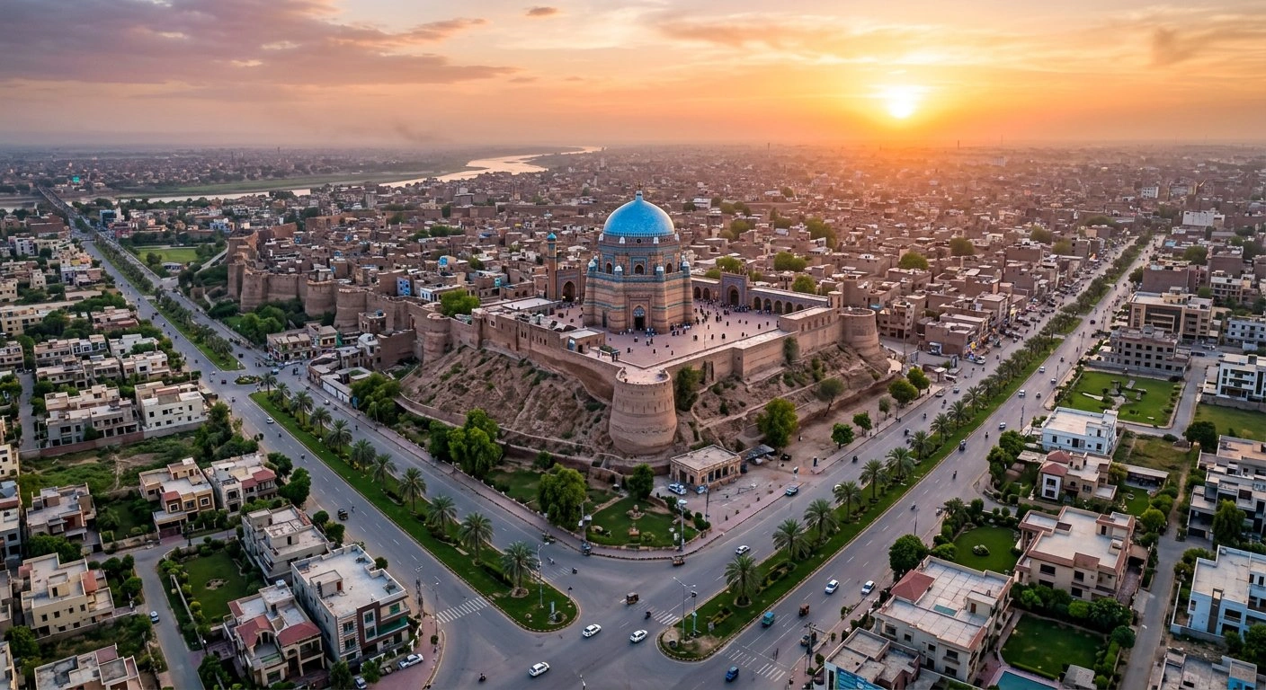Heritage architecture reflecting Multan's property market